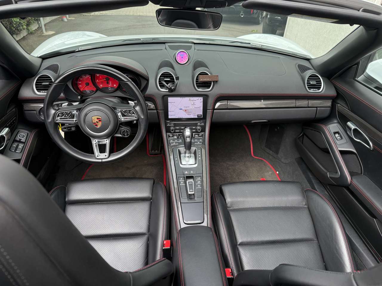 Porsche 718 ” S “,PSM,Memory zetels,leder,sportuitlaat,Psm,,Alu velgen 20”,parkeerhulp met camera